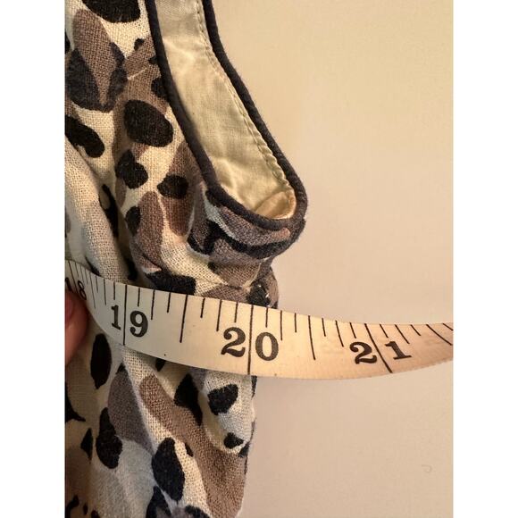 TS Taking Shape Linen Dress Size US 12 | UK 16 Animal Print Mini Fit & Flare - Picture 10 of 12